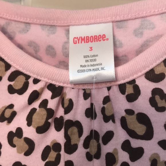 Gymboree leopard print shirt, girl’s size 3, new - Picture 2 of 3
